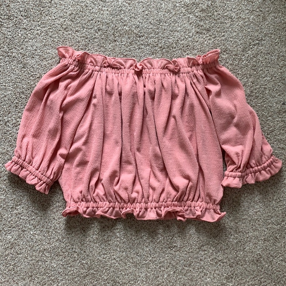 Express off the shoulder crop top size M